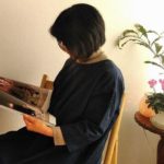 50代ファション150ｃｍ私のお気に入りはマキシ丈ゆったり森ガール風